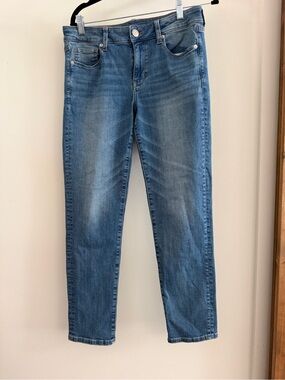American Eagle Outfitters Women's Light Blue Skinny Jeans
